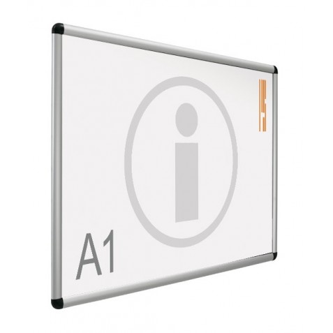 Horizontaler Wandposterhalter mit runden Ecken Horizontaler Wandposterhalter mit runden Ecken