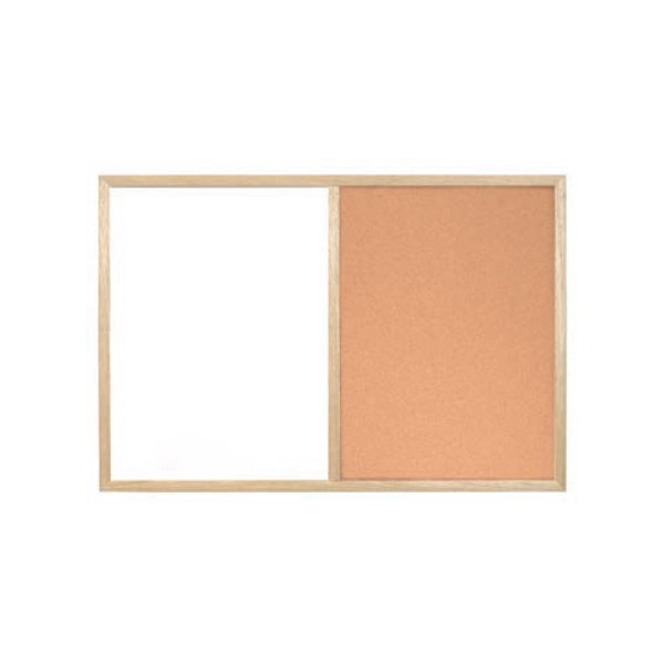 Quadro Cortiça + Branco Magnético PINHO NATURAL Quadro Cortiça + Branco Magnético PINHO NATURAL