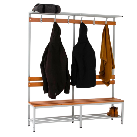 Banco simples com bengaleiro