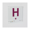 Placa de Hotel 20x20 cm