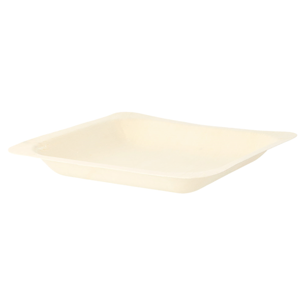 Assiettes carrées jetables