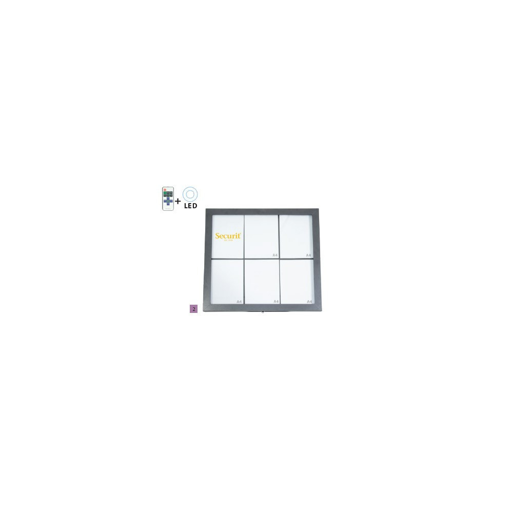 Expositor Menu de parede Coated Steel 6XA4