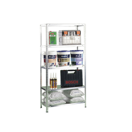 Estante Metalica 6 Advantage 5/400 Galvanizada 1800x900x400