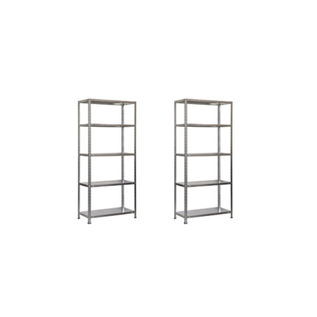 Estante Metalica 6 Advantage 5/400 Galvanizada 1800x900x400