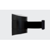 Barrera de pared con correa retráctil
