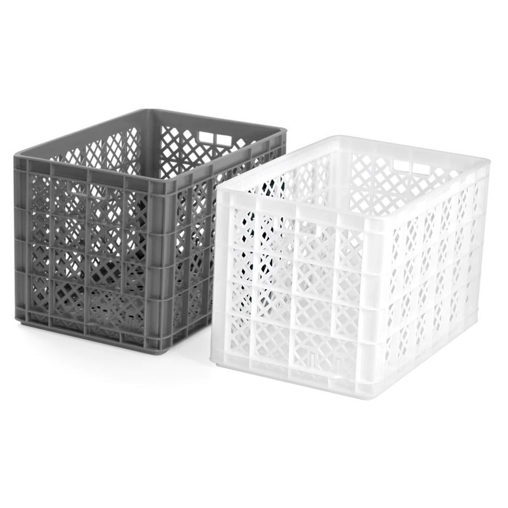 Caixa contentora retangular 600x400 perfurada