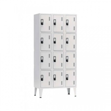 Vestuario triple 12 taquillas