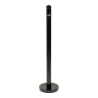 Poste cenicero negro - Postes para fumadores