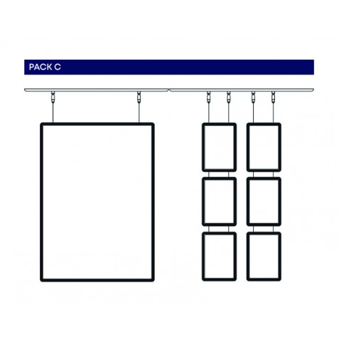 Opção C Pack C (2x1xA0+2x6xA4), com 1 Lightox A0 ou 6 A4