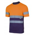 T-shirt técnica bicolor de alta visibilidade série 305506