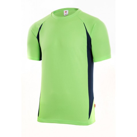 T-shirt técnica bicolor