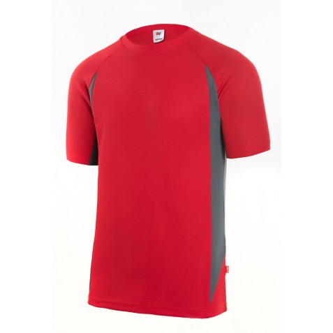 T-shirt técnica bicolor