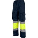 Pantalón de alta visibilidad bicolor
