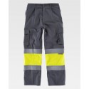 Pantalón de alta visibilidad bicolor