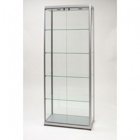 Vitrine de vidro iluminada 800x400mm Vitrine de vidro iluminada 800x400mm