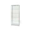 Vitrine de vidro iluminada 800x400mm