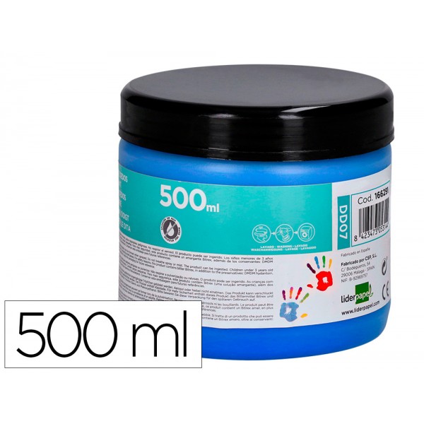 Pintura dedos liderpapel embalagem de 500 cc azul Pintura dedos liderpapel embalagem de 500 cc azul