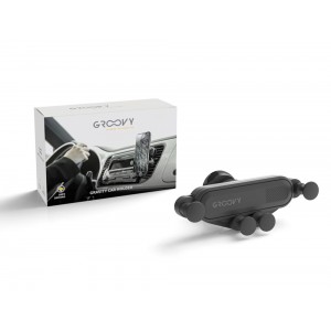 Suporte movel para carro groovy gravity cor preto