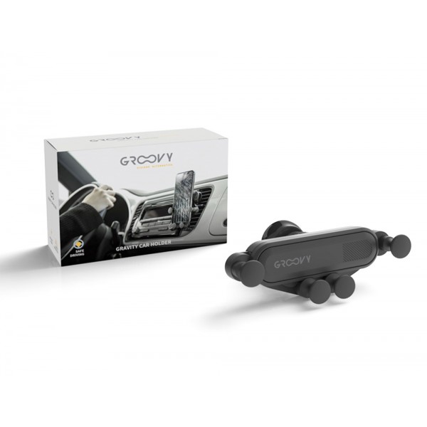 Suporte movel para carro groovy gravity cor preto Suporte movel para carro groovy gravity cor preto