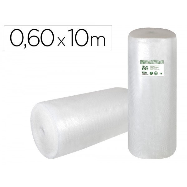 Plastico com bolhas liderpapel ecouse 060x10m 30 de plastico reciclado