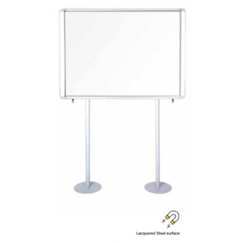 Mastervision Post-Mount Wetterfeste Vitrine mit Scharnier an der Oberseite Mastervision Post-Mount Wetterfeste Vitrine mit Scharnier an der Oberseite