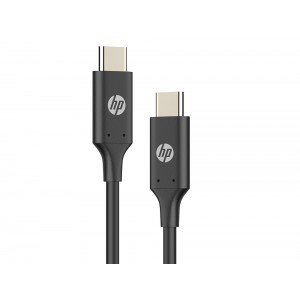 Cabo hp dhc tc107 usb 31 a usb tipo c para carregamento e transferencia de dados comprimento 2 m cor preto
