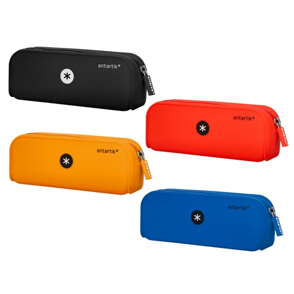Estojo escolar antartik silicone retangular cores sortidas intensas Estojo escolar antartik silicone retangular cores sortidas intensas