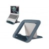 Suporte para portatil leitz ergo cosy ajustavel 4 alturas cor cinza 310x50x247 mm