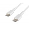 Cabo belkin cab003bt1mwh usb c a usb c boost charge comprimento 1 m cor branco
