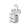Auricular ngs artica crown sem fios alcance 10 m base de carga controlo tatil autonomia 32 horas usb c cor branco