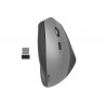 Rato ngs evo zen otico ergonomico 800 1200 1600 dpi sem fios 5 botoes recetor usb 24 ghz cor cinza