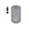 Rato ngs snoop otico 800 1200 1600 2000 2400 dpi sem fios 2 botoes recetor usb a usb c 24 ghz cor cinza