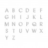 Sinalização de parede Clássica - Sinalética - Letras Maiúsculas