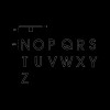Sinalização de parede Clássica - Sinalética - Letras Maiúsculas