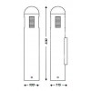 Cinzeiro de Parede Tubular de 1L