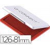 Almofada para carimbo q connect 126x81 mm vermelho