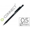 Lapiseira q connect 05 mm com 3 minas corpo preto com clip preto