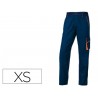 Calcas deltaplus com cintura ajustavel e 5 bolsos cor azul laranja formato xs