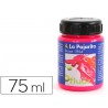 Pintura latex la pajarita f 04 magenta fluorescente 75ml