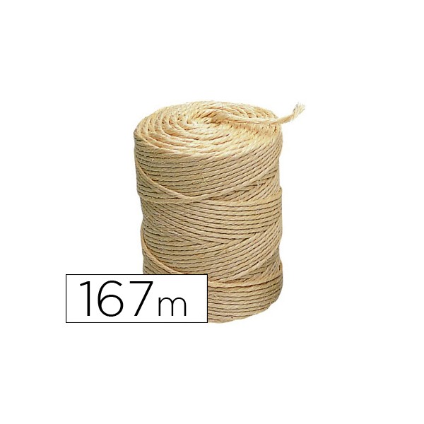 Corda sisal 3 cabos liderpapel rolo 1 kg