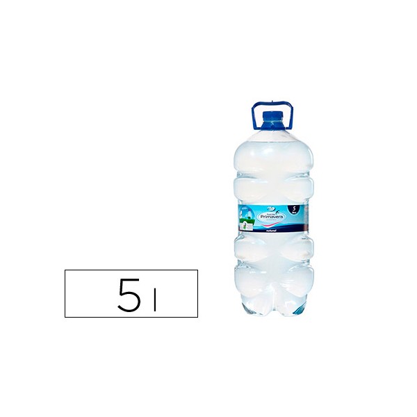 Agua mineral natural fuente primavera garrafa de 5l