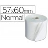 Rolo papel para impressora 57x60x11 mm 60 gr