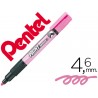 Marcador pentel mmp20 paint vidro e plastico rosa