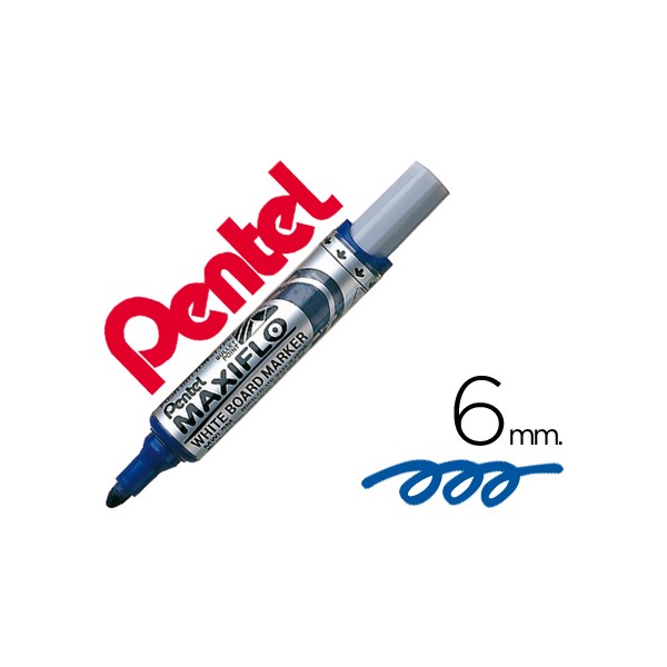 Marcador pentel mwl5m quadro br maxiflo azul