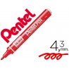 Marcador pentel n50 permanente vermelho 43 mm