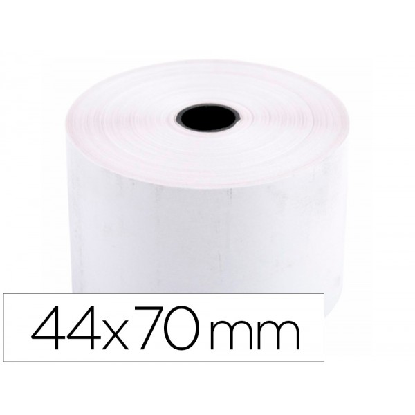 Rolo papel para impressora 44x70x11 mm 60 gr