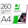 Papel fotografia q connect glossy tinteiro din a4 260 gr caixa de 50 folhas