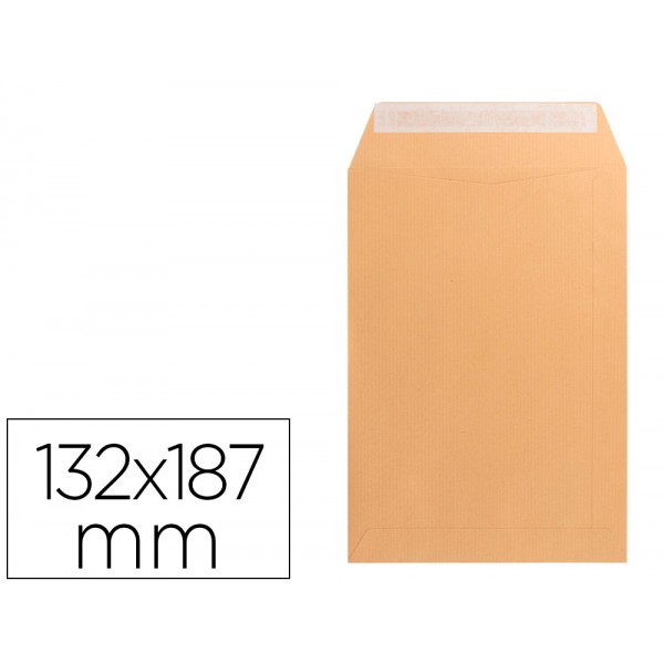 Envelope liderpapel salarios castanho 140x190mm sem janela pack de 500 unidades