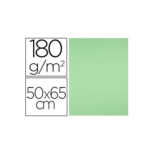 Cartolina liderpapel 50x65 cm 180 gr verde pistacho