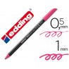 Marcador edding 1200 ponta de fibra redonda traco 1 mm n20 magenta